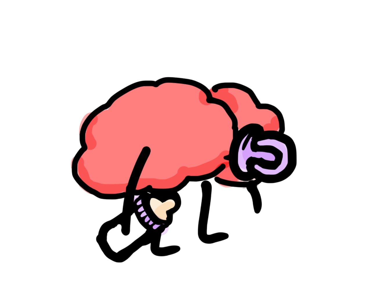 A baby brain — dependent, outsourced thinking